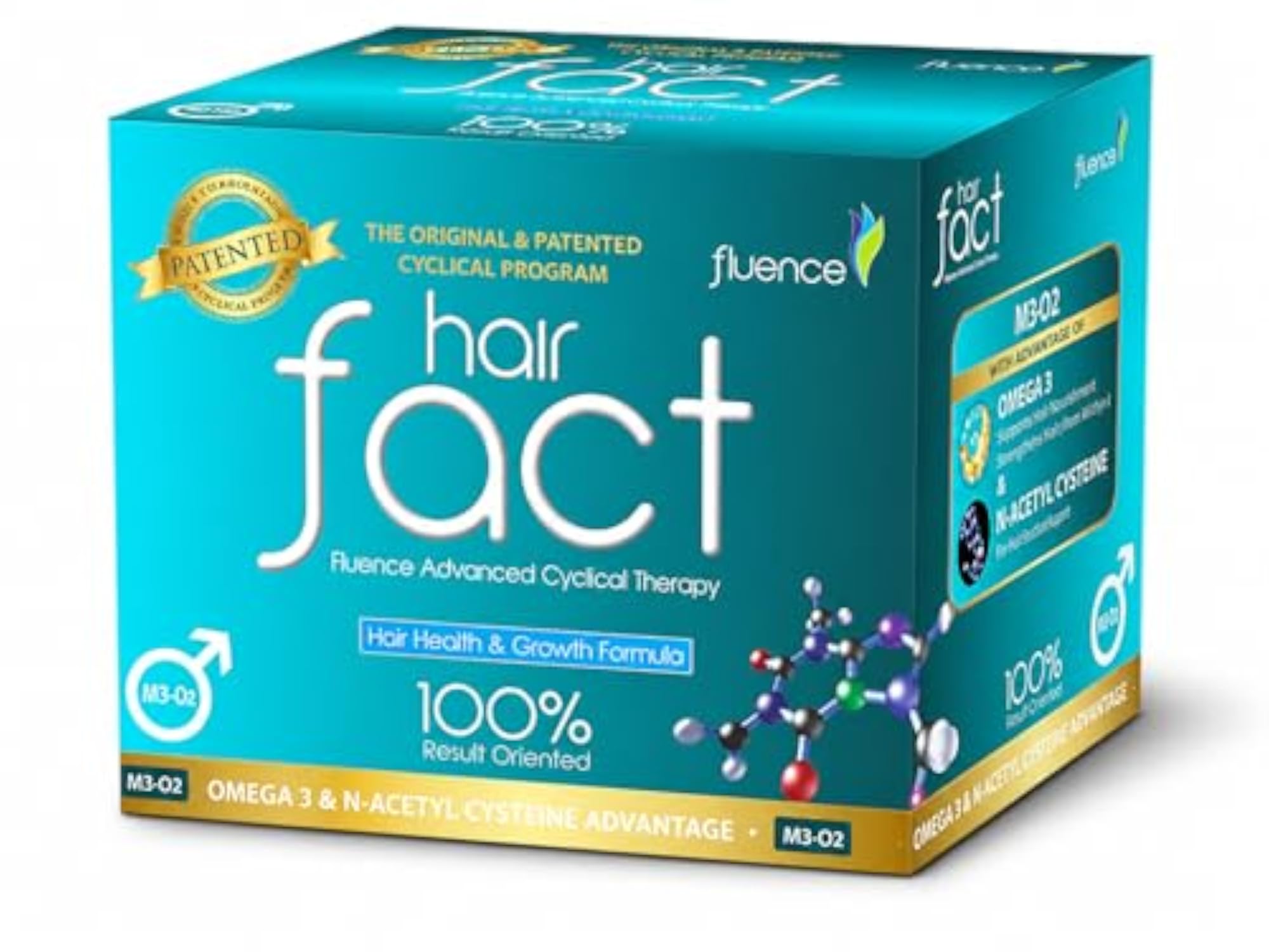 Hair Fact Fluence (M3-O2) Advanced Cyclical Therapy Kit for Men